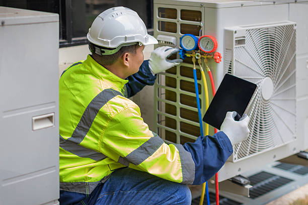 Professional Ductwork Repair technician working in Violet, LA
